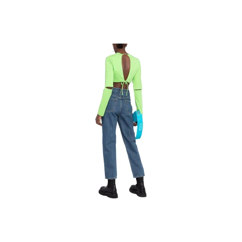 Jacquemus Le T-shirt Piccola Crop Top-1