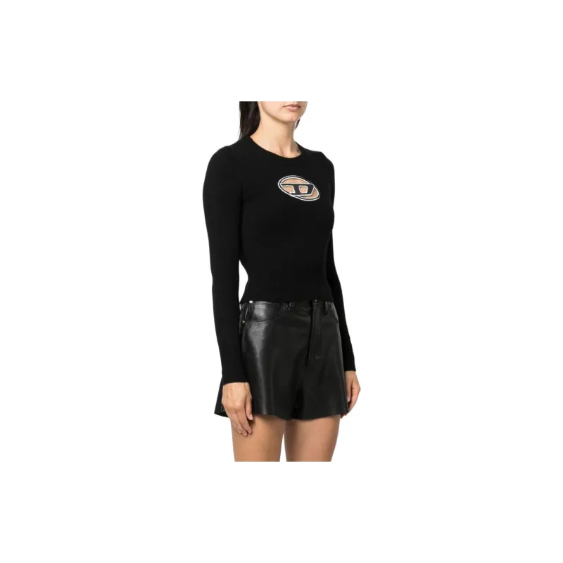 DIESEL M Areesa Logo embroidered Jumper-3