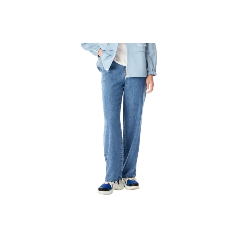 XII BASKET Jeans Women's Ice Blue-1
