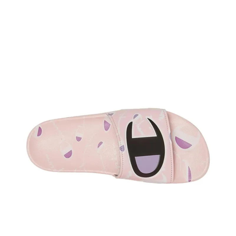 Champion Ipo Warped Quick Dry Cushioning Kids' Slippers Pink Teenagers-1