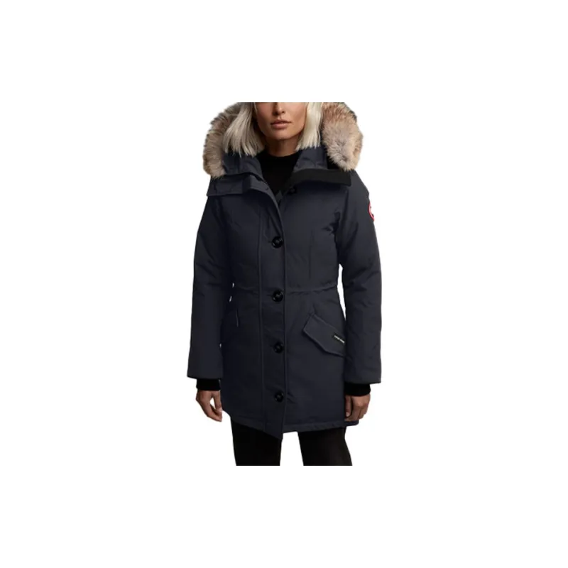 Canada Goose Down Jacket Women's Navy Blue-1