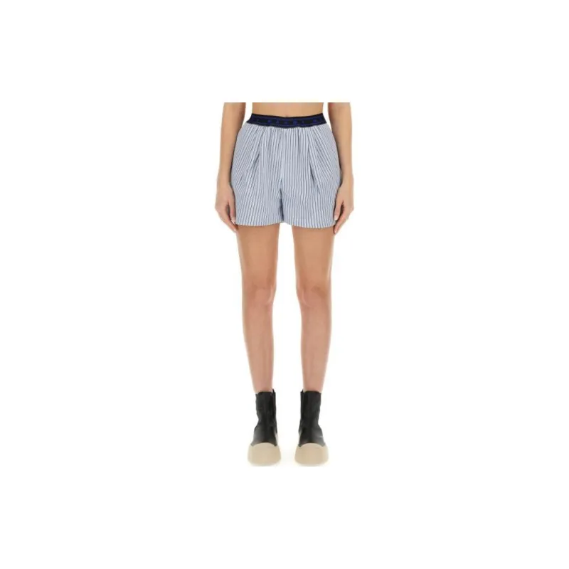 MARNI Stripe Jersey Jacquard Pants 'Vivid Blue'-2