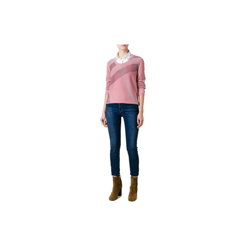 Burberry Cashmere Sweaters Women's Pink-1