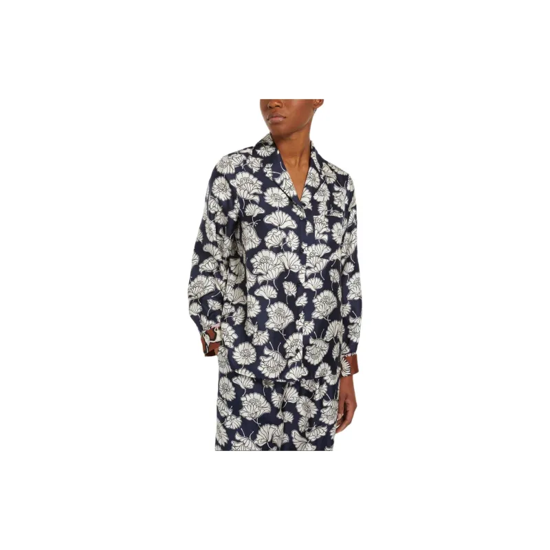 WEEKEND MaxMara All Over Floral Patterned Pyjama Shirt-3