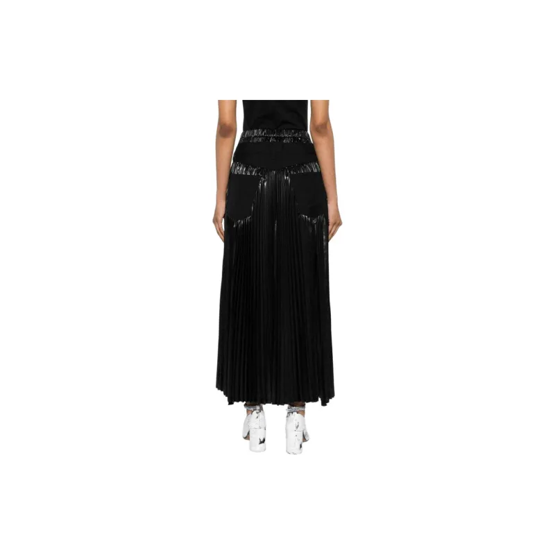 JUNYA WATANABE Plissé Midi Skirt-2