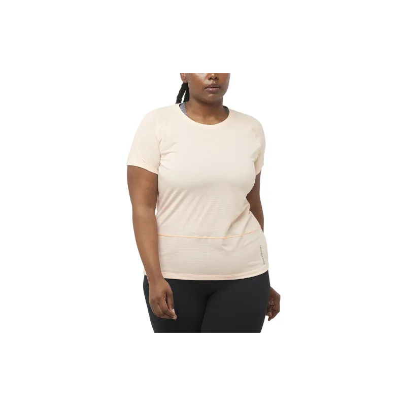 SALOMON CROSS RUN T-Shirts Women's Ivory-2