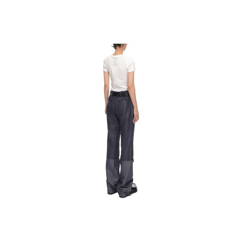 Marine Serre T-Shirts Women's White-4