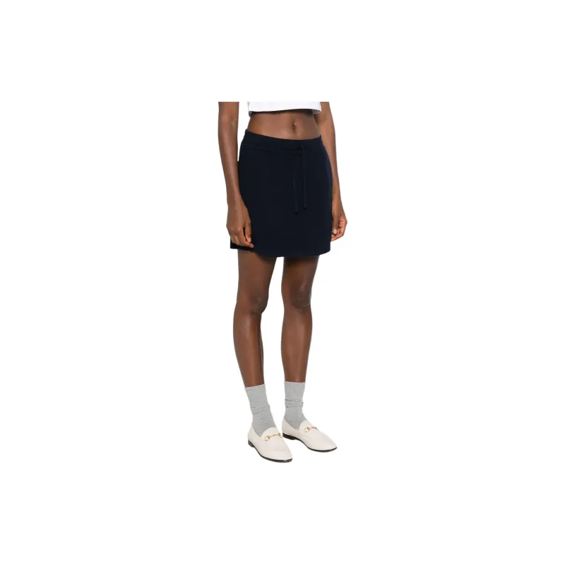 ISABEL MARANT ETOILE Amaline Drawstring Knitted Mini Skirt-3
