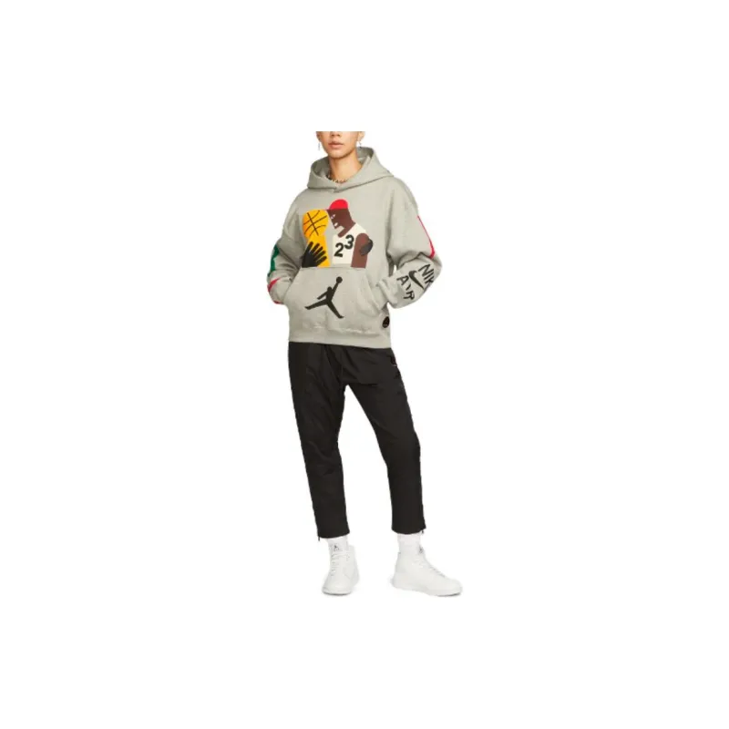 Jordan X Nina Chanel Abney Hoodie Grey-2