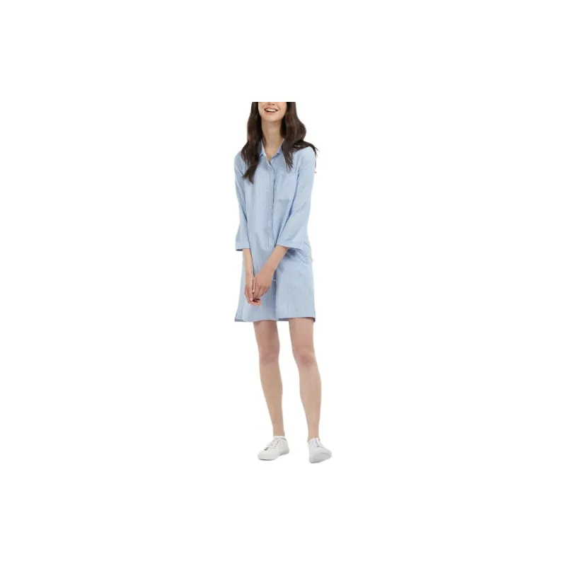BARBOUR Long-Sleeved Dresses Women's Blue-2