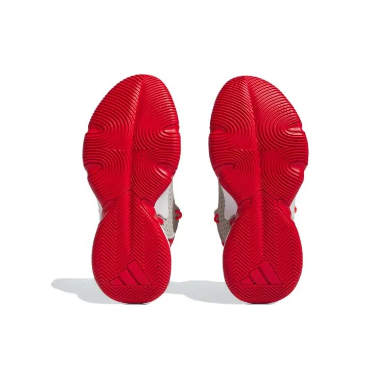 adidas Trae Unlimited Little Kid 'Metal Grey Better Scarlet'-4