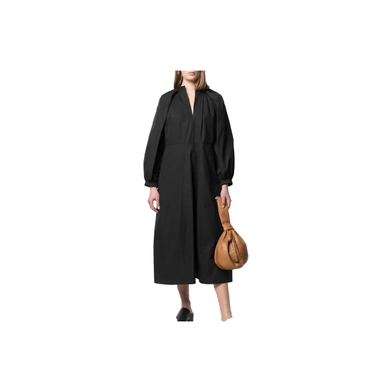JIL SANDER Long-Sleeved Dresses Women's Black-1