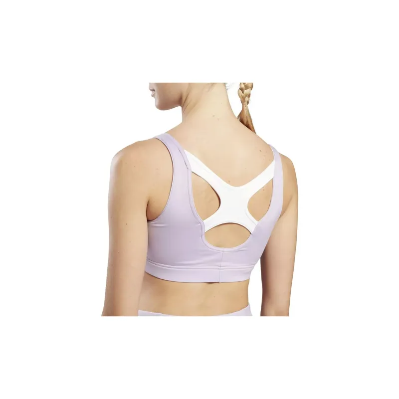 Reebok ID TRAIN BIG LOGO BRA Sports Underwear Women's Purple-4