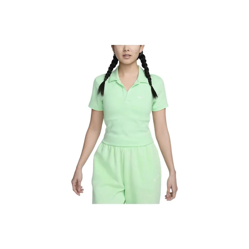 Nike Sportswear Essentials Series Polo Shirt Women's Vapor Green-2