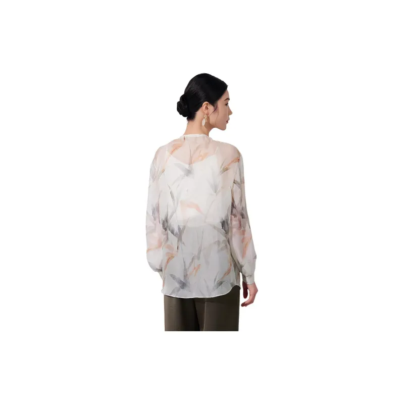 BBLLUUEE Shirt Women's Morning Sky Green-3