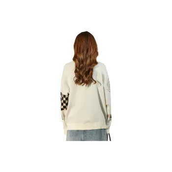 Tonlion Sweaters Unisex Crescent White