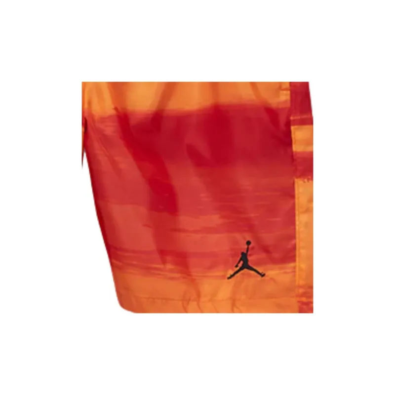 Jordan Casual Shorts Men Orange Red-3