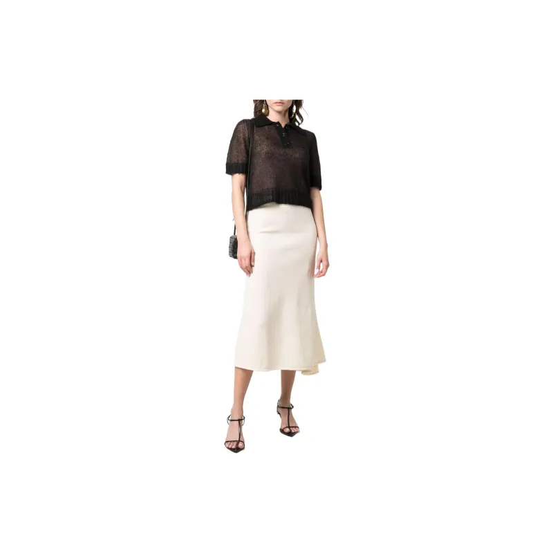 JIL SANDER Casual Long Skirts Women's White-1