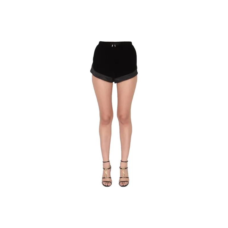 SAINT LAURENT Casual Shorts Women's Black-3