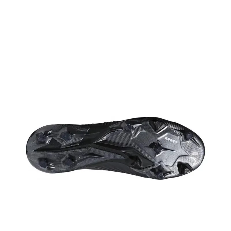 Adidas Predator 18+ FG Rubber Long Studs Slip-Resistant Coverage Soccer Shoes Men's Black-3
