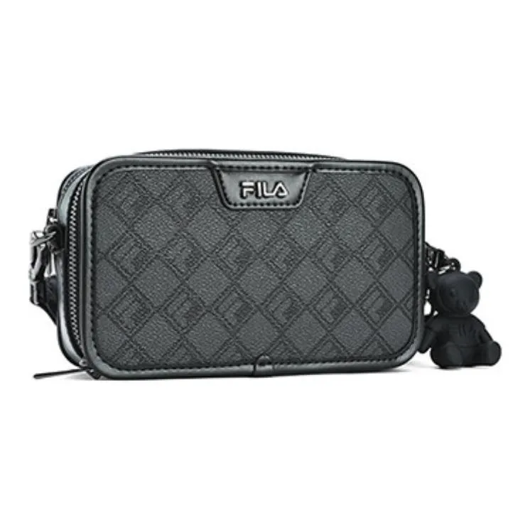 FILA Polyvinyl Chloride Crossbody Bag Shoulder Bag Regular Women's Black-2
