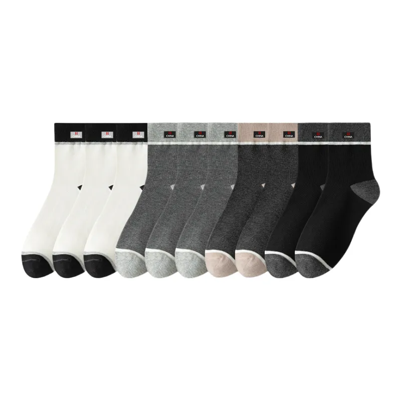 Lan Miao Mid Calf Socks Men's 10 Pack-8