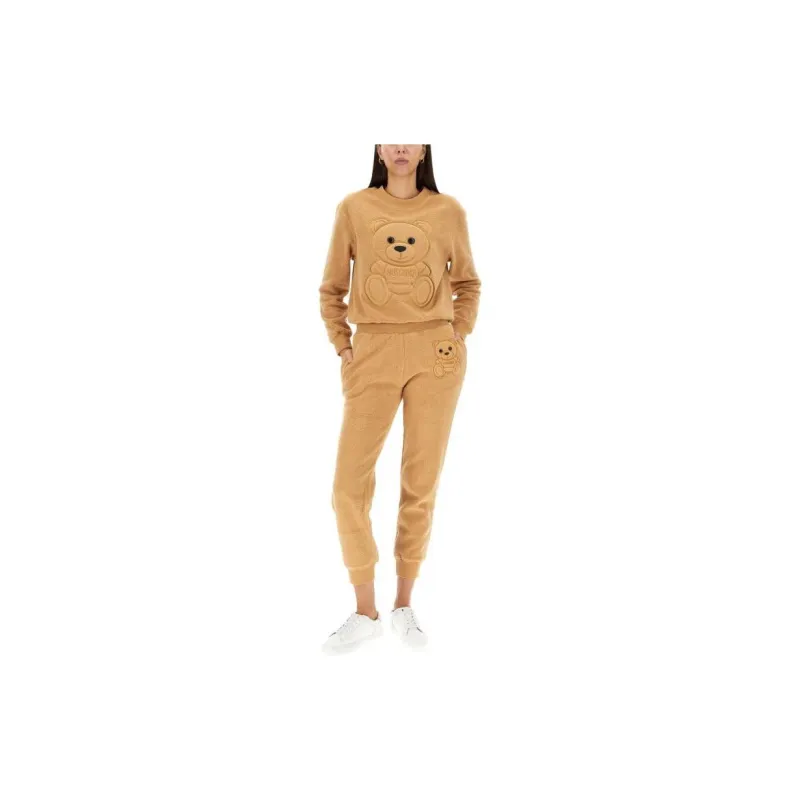MOSCHINO Teddy Bear Embroidered Pants-1