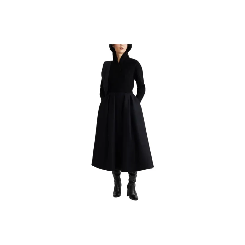 Patou Wrap collar Jumper-1