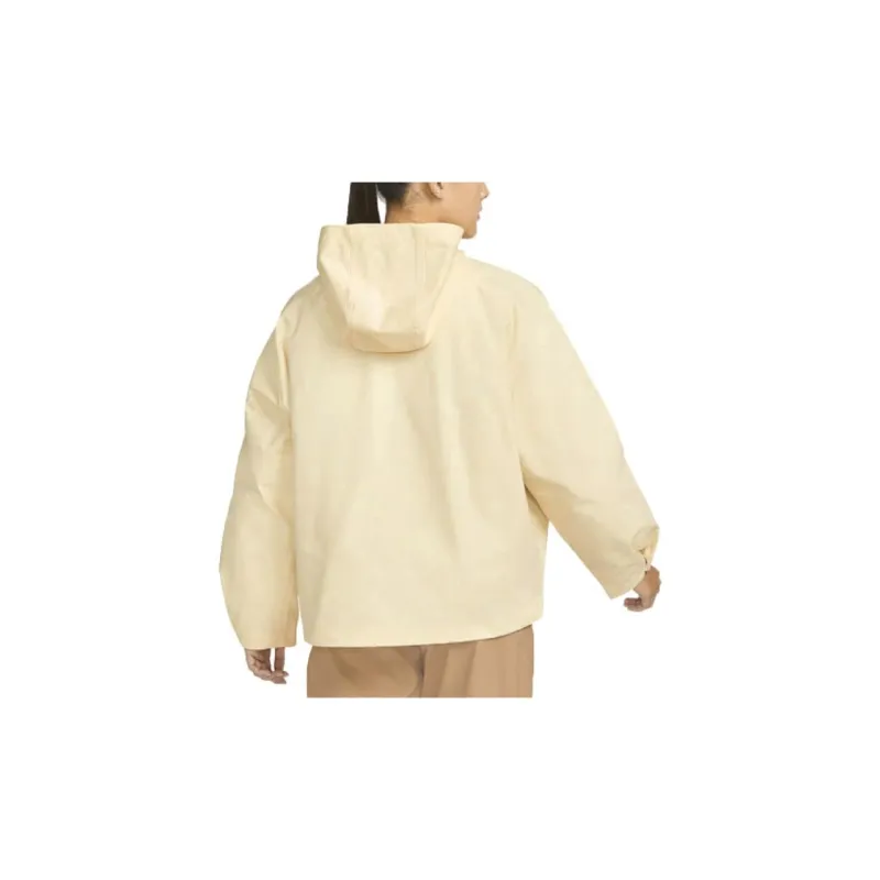 Nike Puffer Jacket Winter Women's Beige Yellow-8