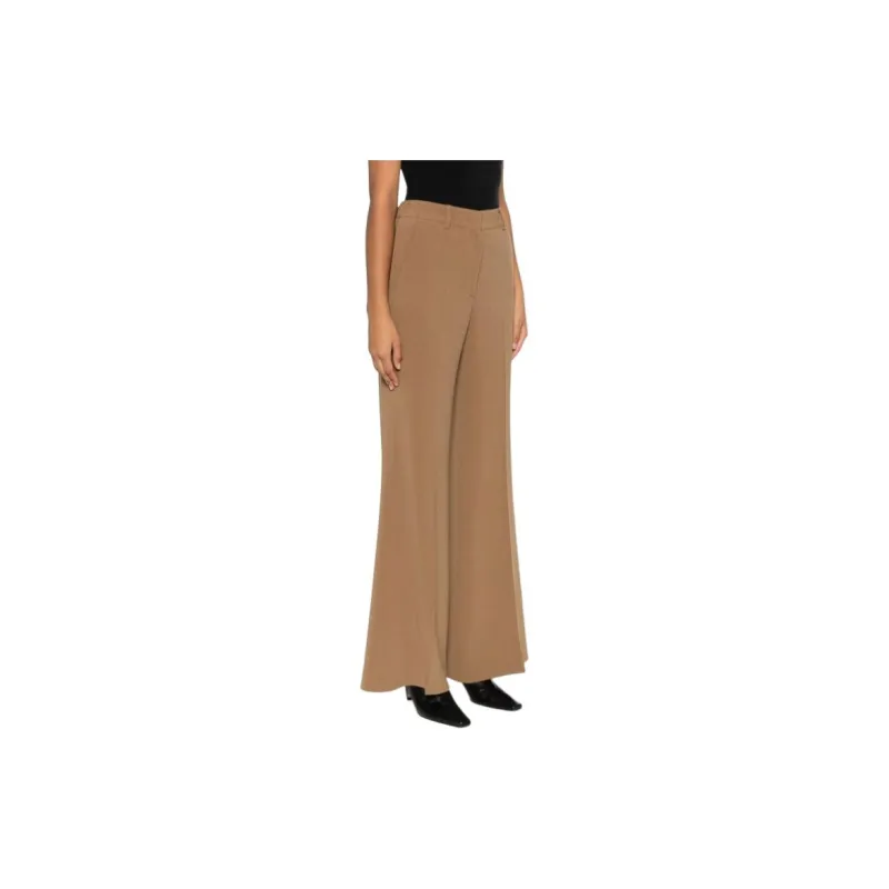 Alberto Biani Crepe High waist Flared Trousers-3
