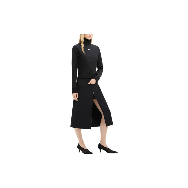 Courrèges Tracksuit Interlock Jacket 'Black'-3