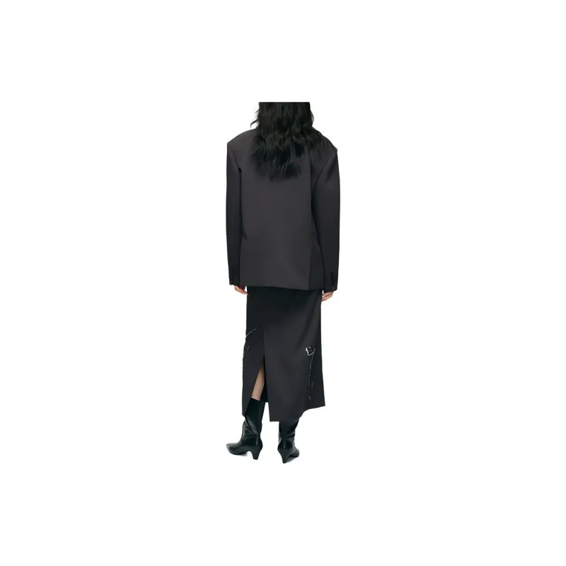 YOEYYOU Business Suit Women's Deep Sea Blue-4