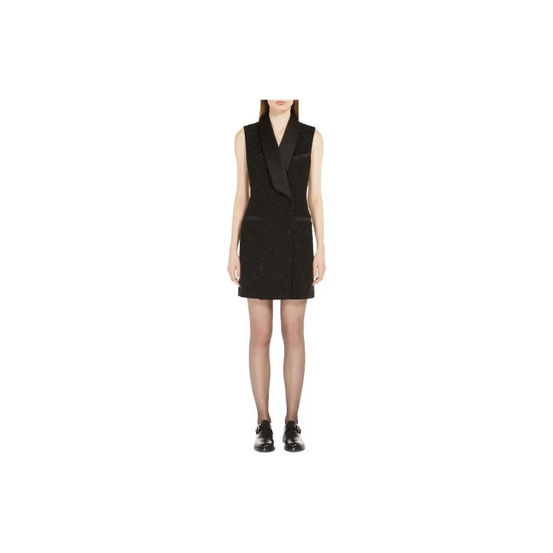MaxMara Eiffel Embellished Sleeveless Dress-1