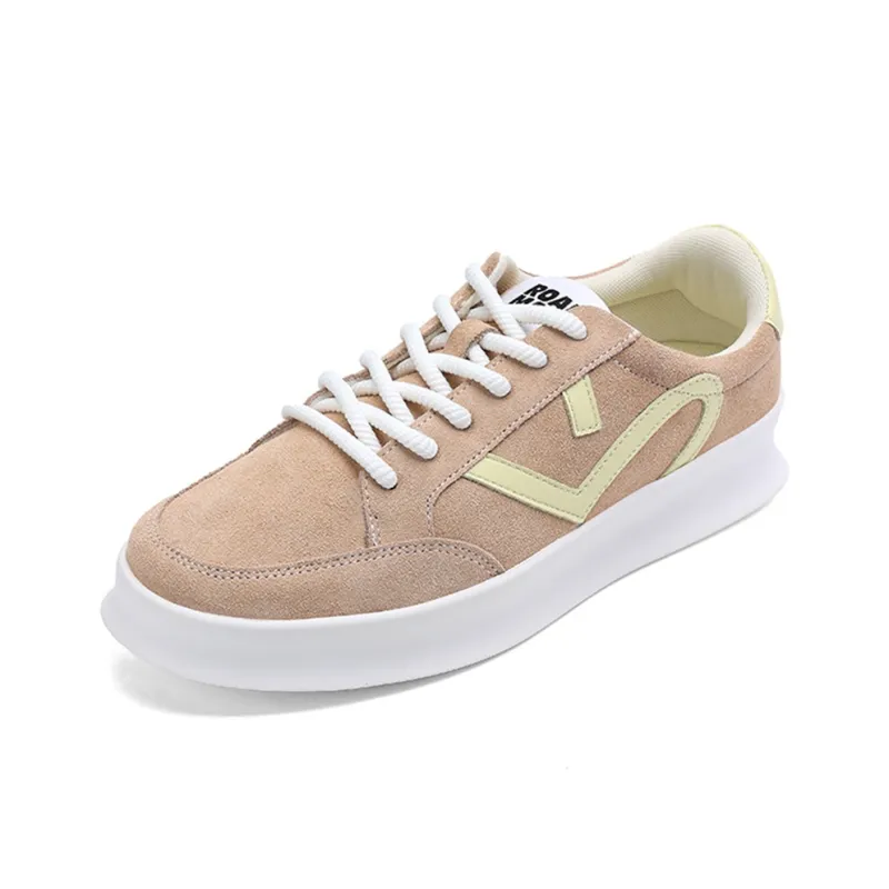 Road Mate Low Top Skateboard Shoes Men's Ecru-1