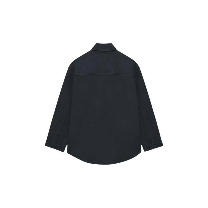 ARITZIA FW24 Wilfred Yvonne Merino Wool Jacket Jackets Coats Women's Dark Night Navy/Blackout Navy-1
