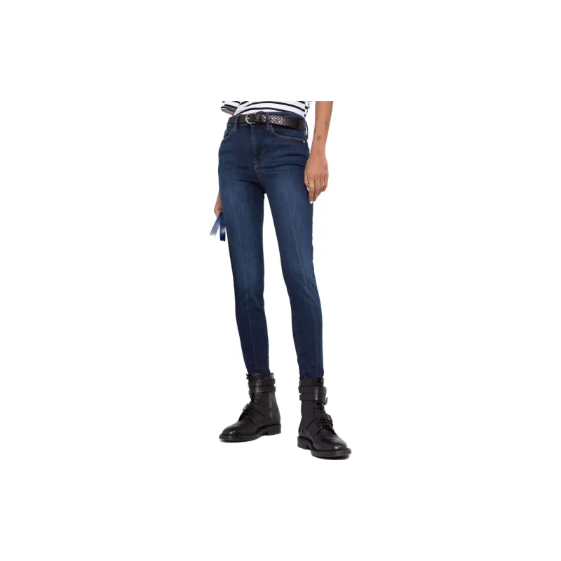 FRAME High-rise Skinny Jeans-3