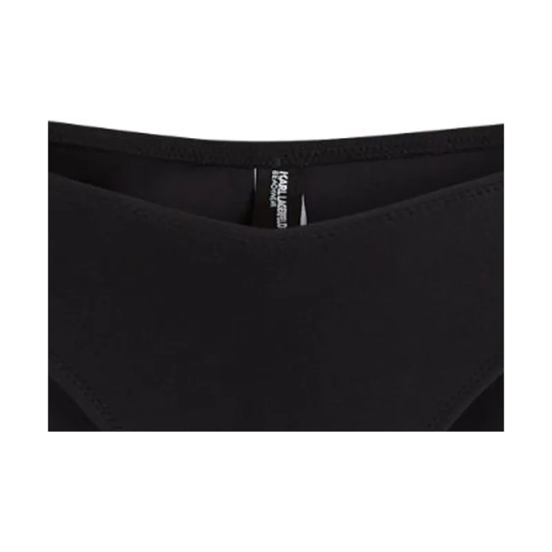 KARL LAGERFELD / Karl Lagerfeld Jeans Signature Glitter embellished Bikini Bottoms-1