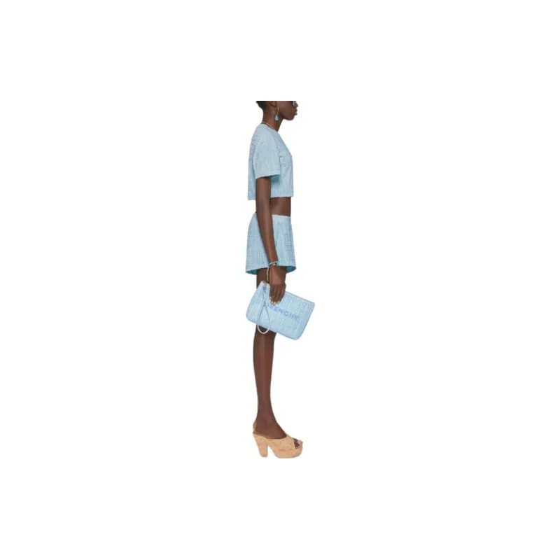 GIVENCHY T-Shirt Women's Sky Blue-3