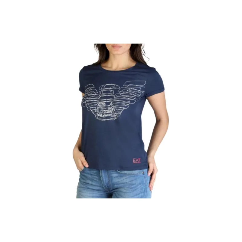 EMPORIO ARMANI T Shirts Women's Marine Blue-1