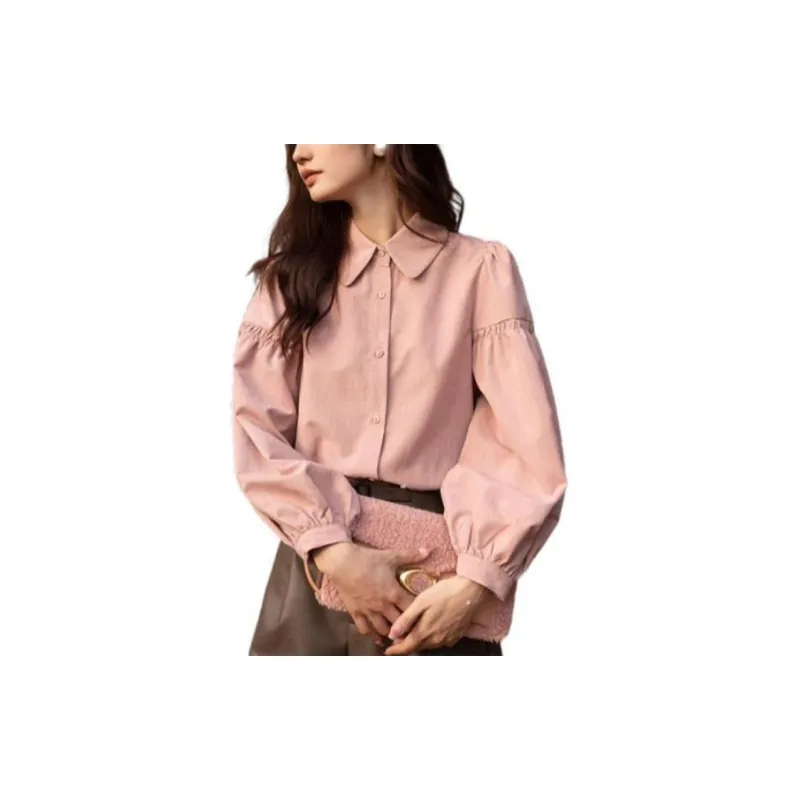 MISHOW Shirts Women's Pink-1