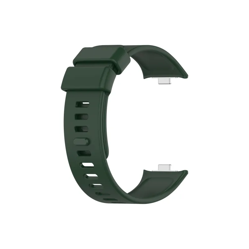 FZRT Xiaomi Red Beige Compatibility Watch Band Quick Release Silicone One Piece Strap Silicone Material-21
