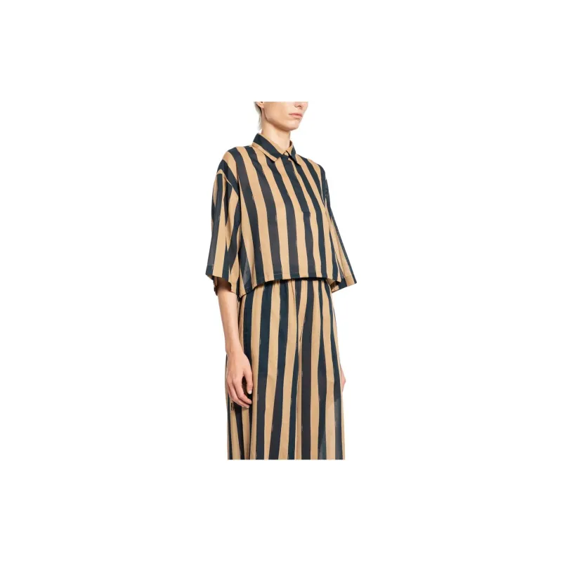 FENDI Shirts Women's Brown-2