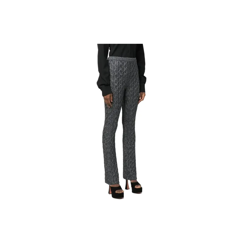 GUCCI Casual Pants Women's Silver-3