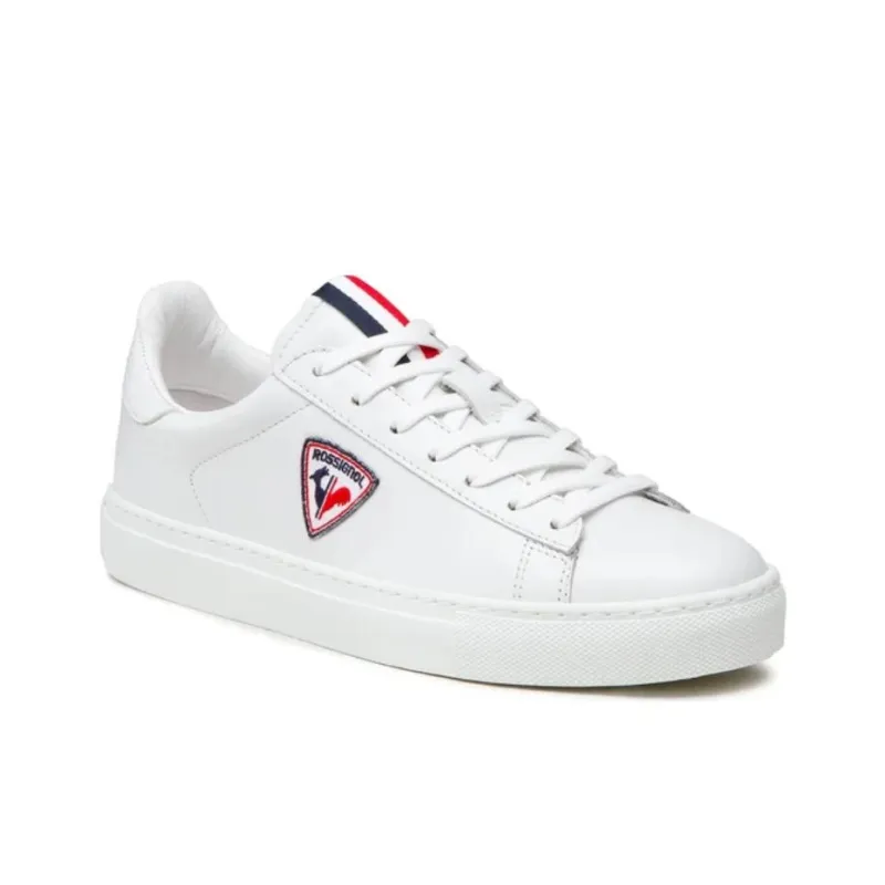 ROSSIGNOL Anti-Slip Wear-Resistant Low-Top Skateboard Shoes Unisex White-3