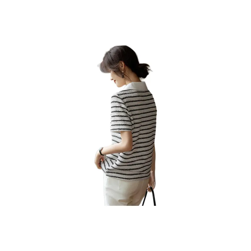 XWI T Shirt Women's Black White-1
