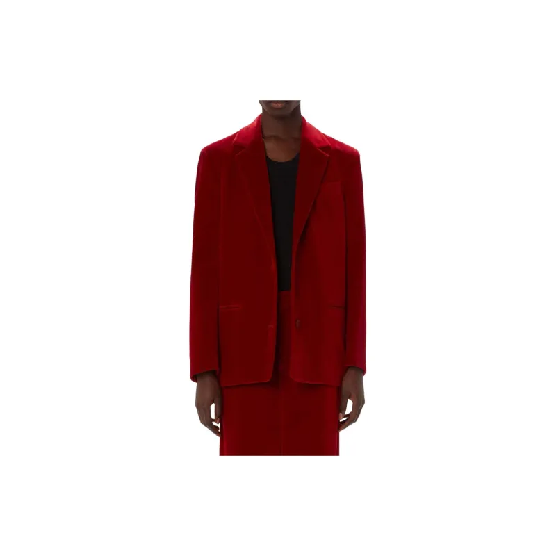 JW Anderson Velvet Single Breasted Jacket-3