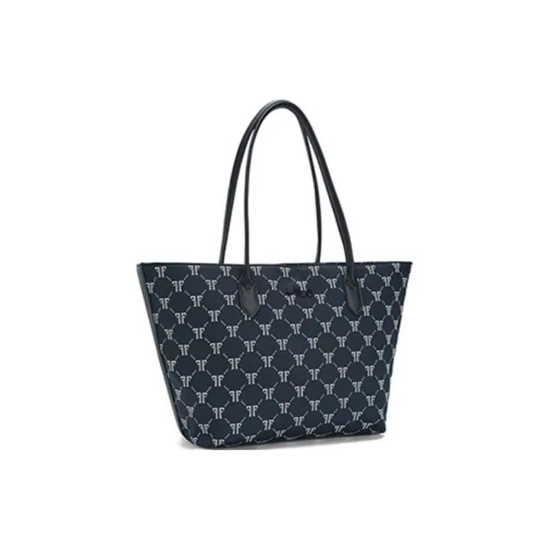 FILA Fabric Tote Bag Shopping Bag Handbag Shoulder Bag Large Size Women's Legend Blue-1