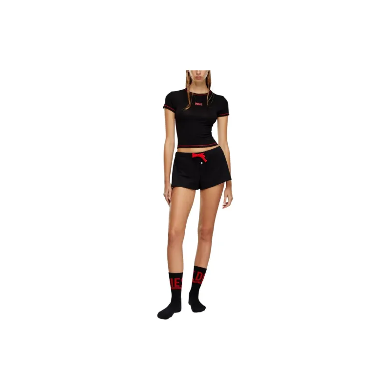 DIESEL Casual Suit Women's Black Red-1