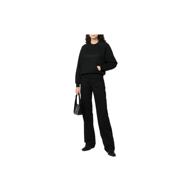SAINT LAURENT FW22 Sweatshirt Women's Black-1