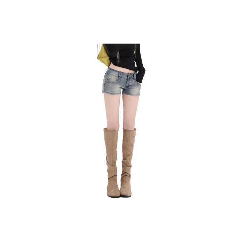 ZAVK Denim Shorts Women's Vintage Blue-1